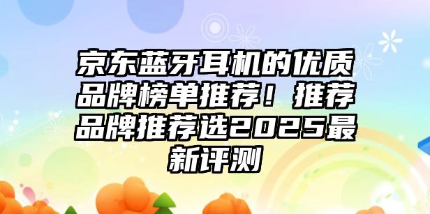 京東藍(lán)牙耳機(jī)的優(yōu)質(zhì)品牌榜單推薦！推薦品牌推薦選2025最新評測